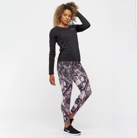 Nike Miler Longsleeve Women's Mesh Dri-fit Top - Picture 3 of 6